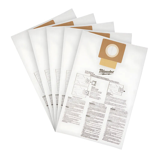 Fleece Dust Bags (5Pk) - 6 Gallon-Milwaukee-49-90-1979-7985