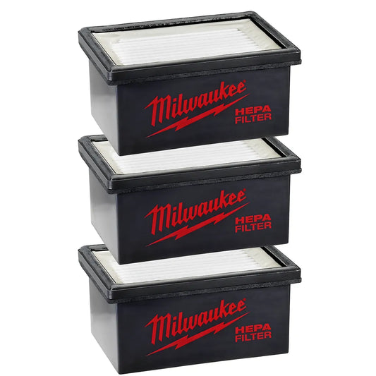 M12 Hammervac 3 Pack Filters-Milwaukee-49-90-2306-8839