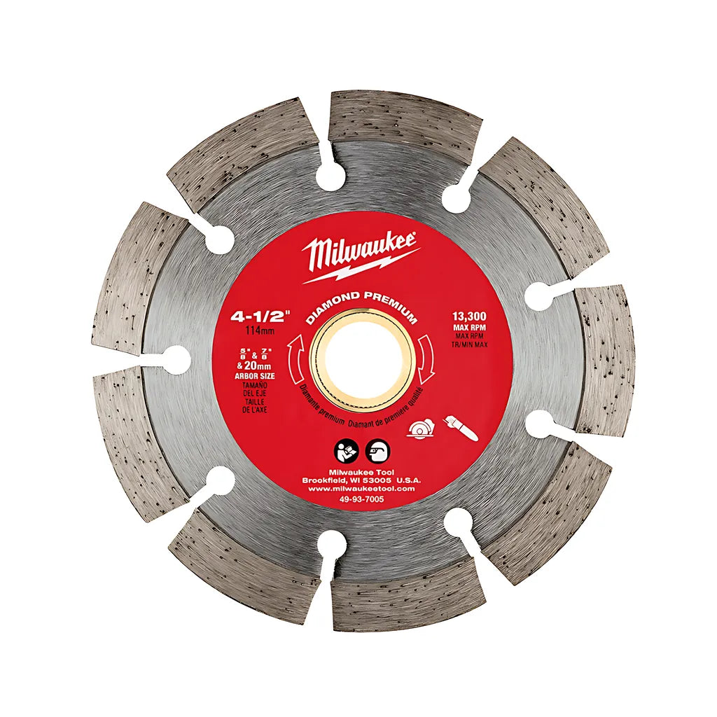 4-1/2 In. Diamond Premium Segmented-Milwaukee-49-93-7005-6078