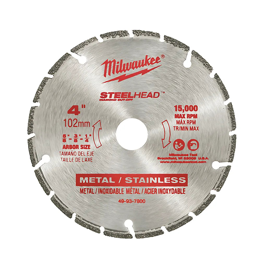 4 In. Steelhead Diamond Cut-Off Blade-Milwaukee-49-93-7800-6021