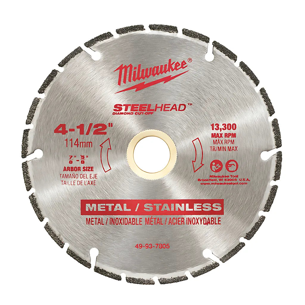 4-1/2 In. Steelhead Diamond Cut-Off Blade-Milwaukee-49-93-7805-6091