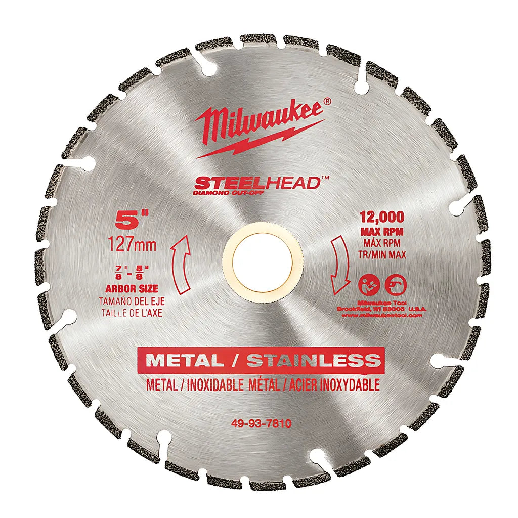 5 In. Steelhead Diamond Cut-Off Blade-Milwaukee-49-93-7810-6228