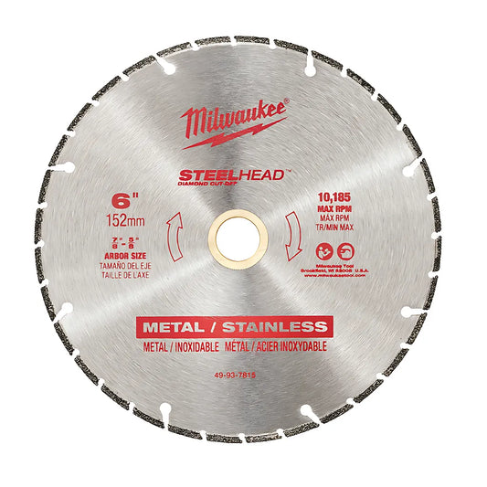 6 In. Steelhead Diamond Cut-Off Blade-Milwaukee-49-93-7815-6540