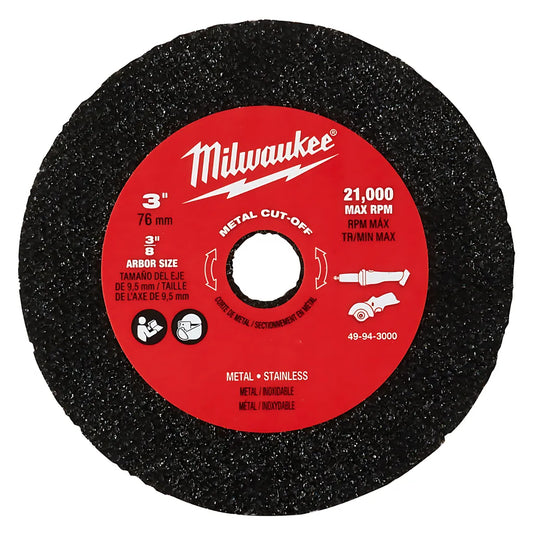 3 In. Metal Cut Off Wheel 3 Pk-Milwaukee-49-94-3000-5456