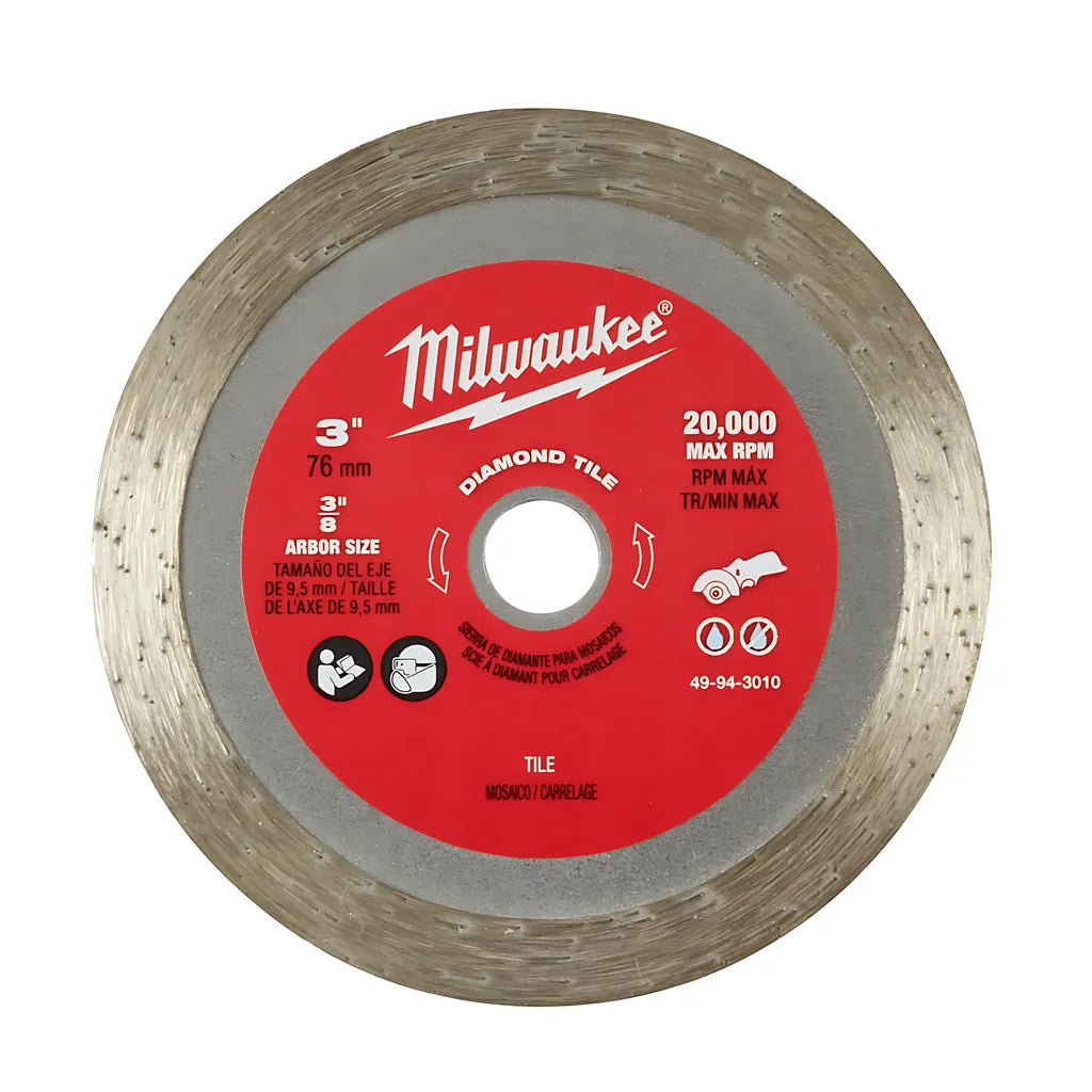 3 In. Diamond Tile Blade-Milwaukee-49-94-3010-5447