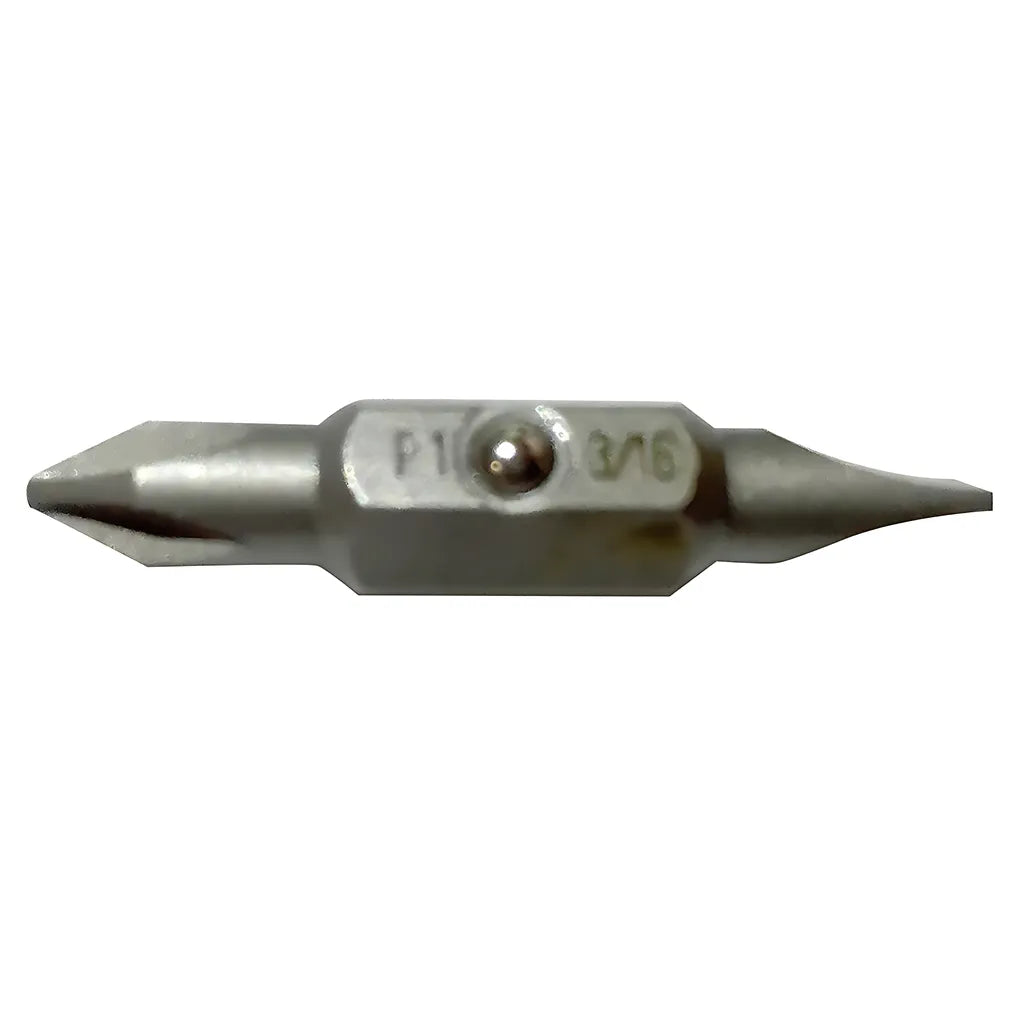 #1 Ph-3/16 In. Slt Dbl End Bit-Milwaukee-50-32-0205-2753