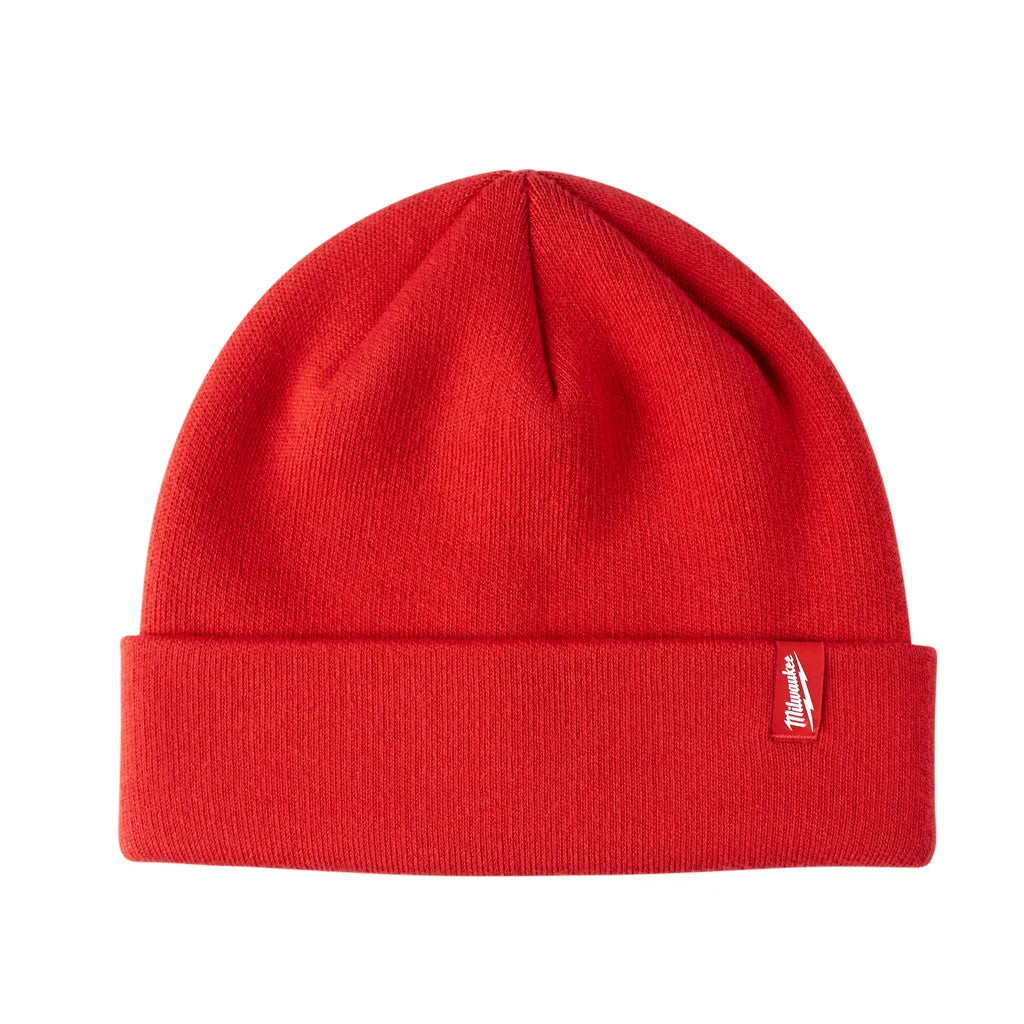 Red Cuffed Beanie-Milwaukee-503R-10406