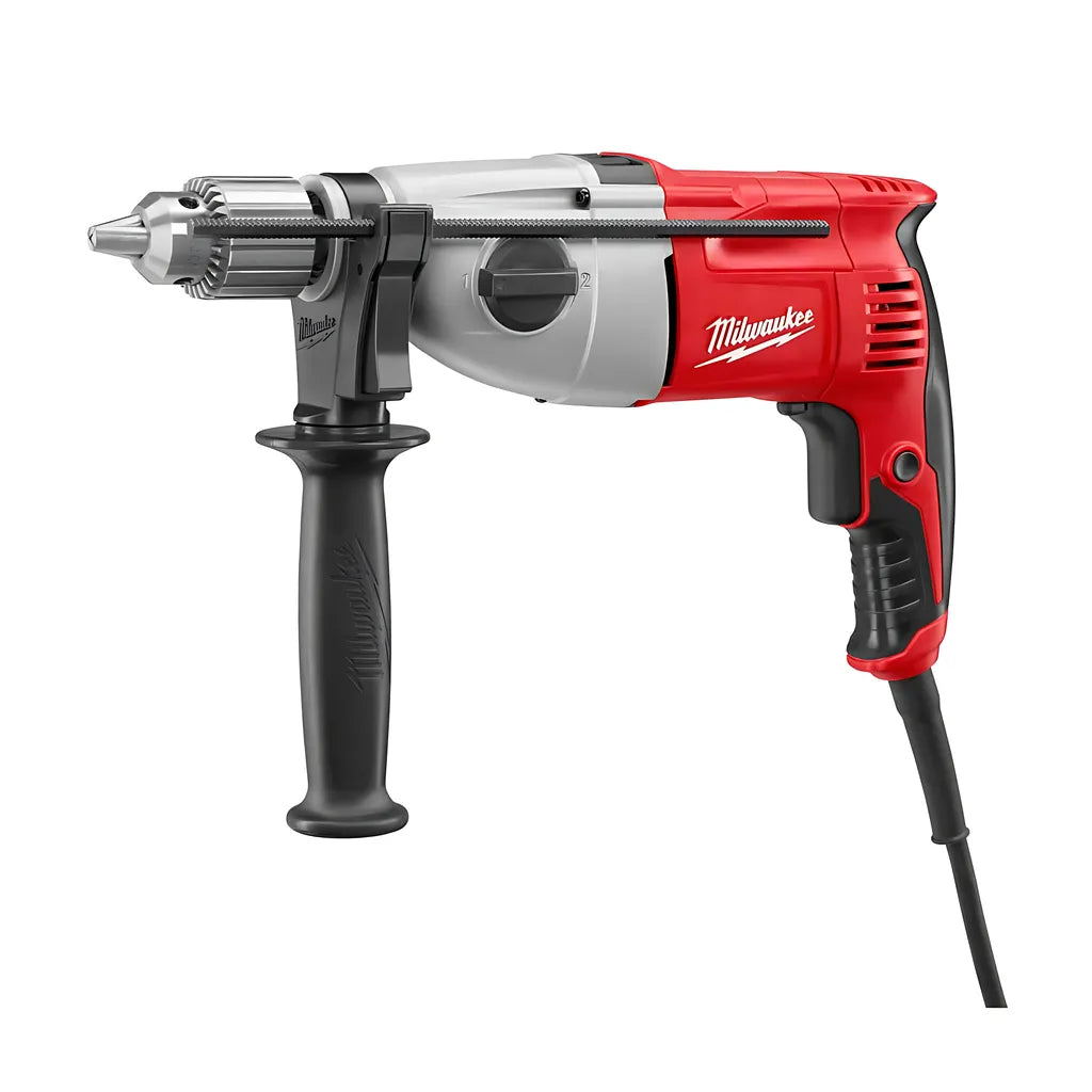 1/2 In. Pistol Grip Dual Torque Hammer Drill W/ Case-Reconditioned-Milwaukee-5378-81-3699