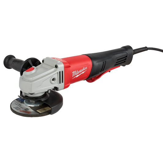 11 Amp 4-1/2 In. / 5 In. Braking Small Angle Grinder Paddle No-Lock-Milwaukee-6143-31-4170