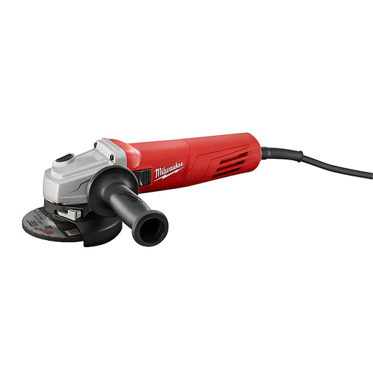 11 Amp 4-1/2 In. Small Angle Grinder Slide, Lock-On-Milwaukee-6146-33-4171