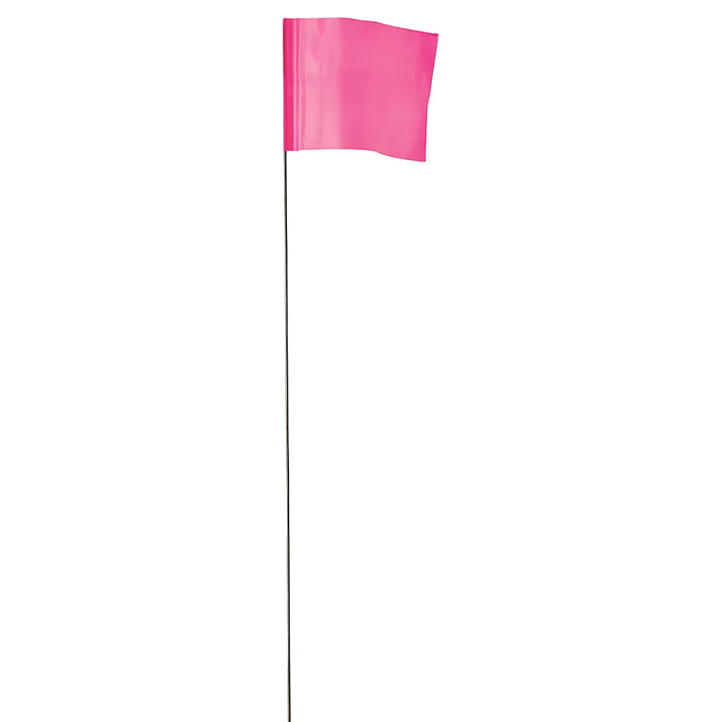 2.5 In. X 3.5 In. Pink Flag Stakes-Milwaukee-78-003-5098