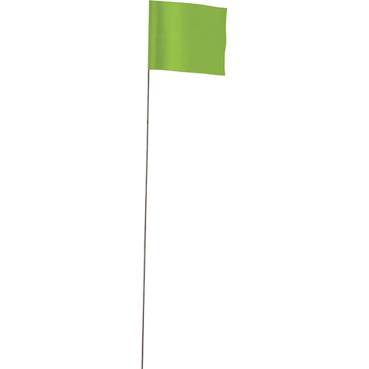 2.5 In. X 3.5 In. Green Stake Flags-Milwaukee-78-008-5097