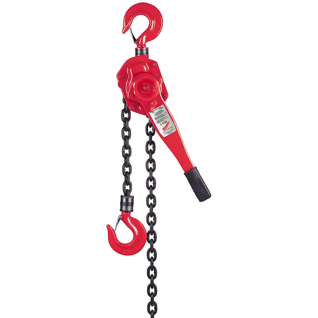 3 Ton 5 Ft. Lever Hoist-Milwaukee-9689-20-5490