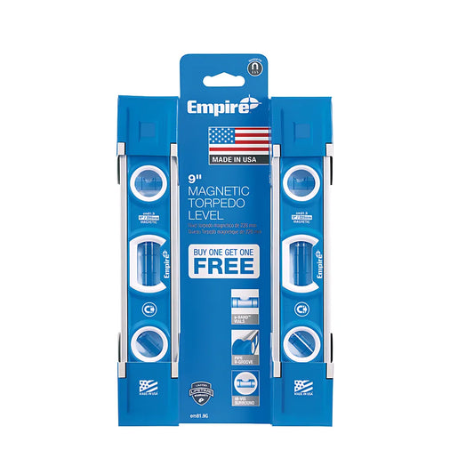 9 In. Magnetic Torpedo Level 2 Pack-Milwaukee-EM81-9G-7023