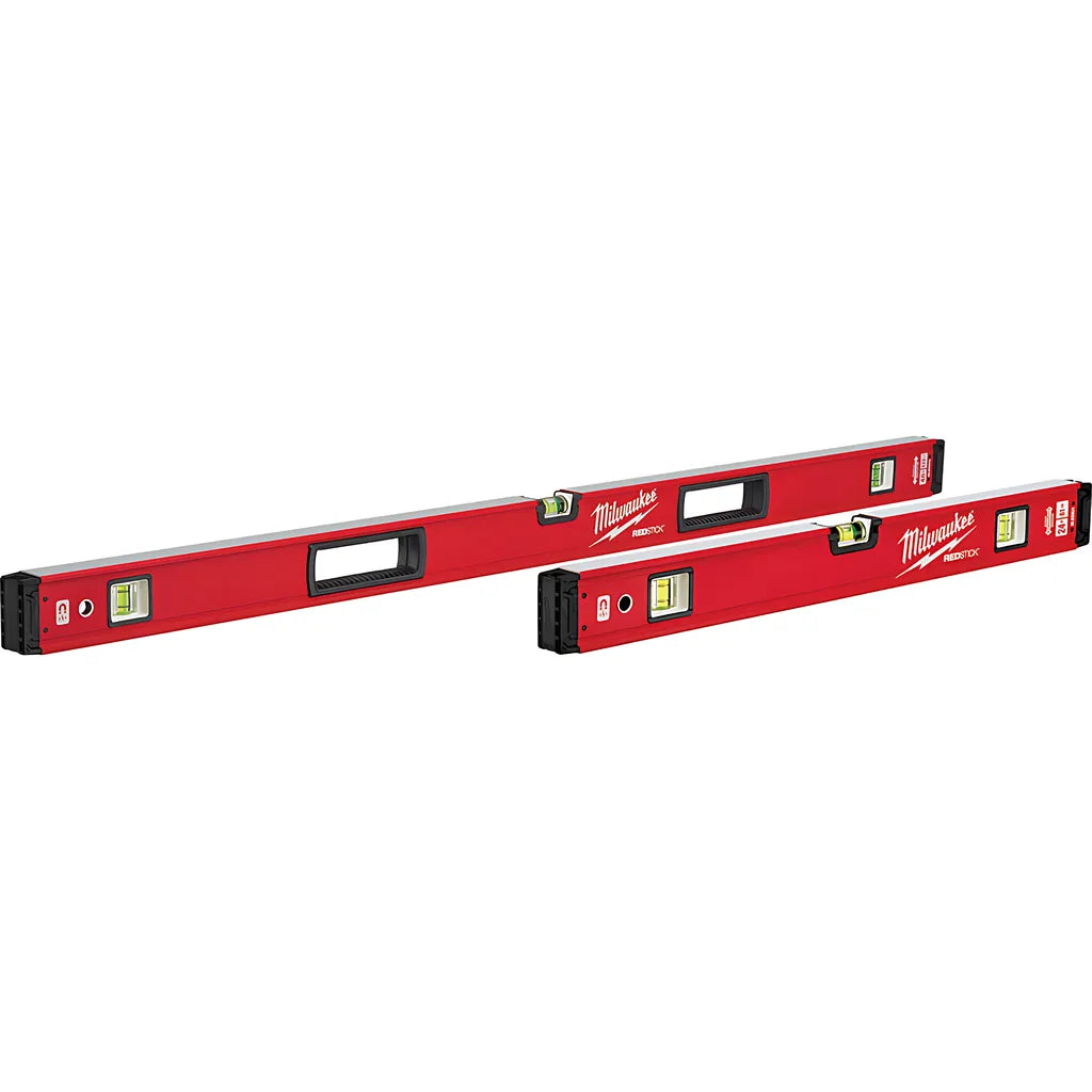 24 In./48 In. Redstick Magnetic Box Level Set-Milwaukee-MLBXSM48-5297