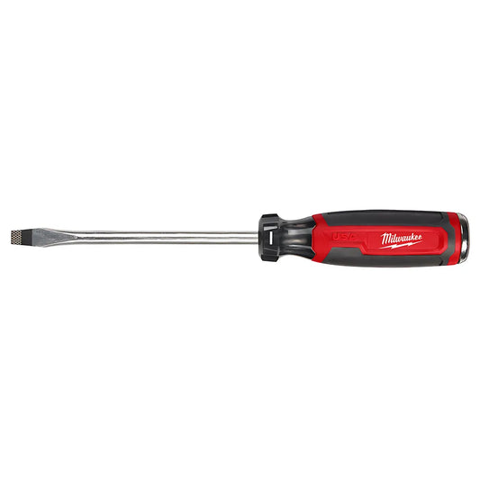 5/16" Slotted 6" Cushion Grip Demolition Screwdriver (Usa)-Milwaukee-MT208-6291