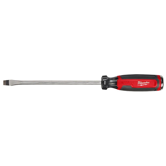 3/8" Slotted 8" Cushion Grip Demolition Screwdriver (Usa)-Milwaukee-MT210-5797