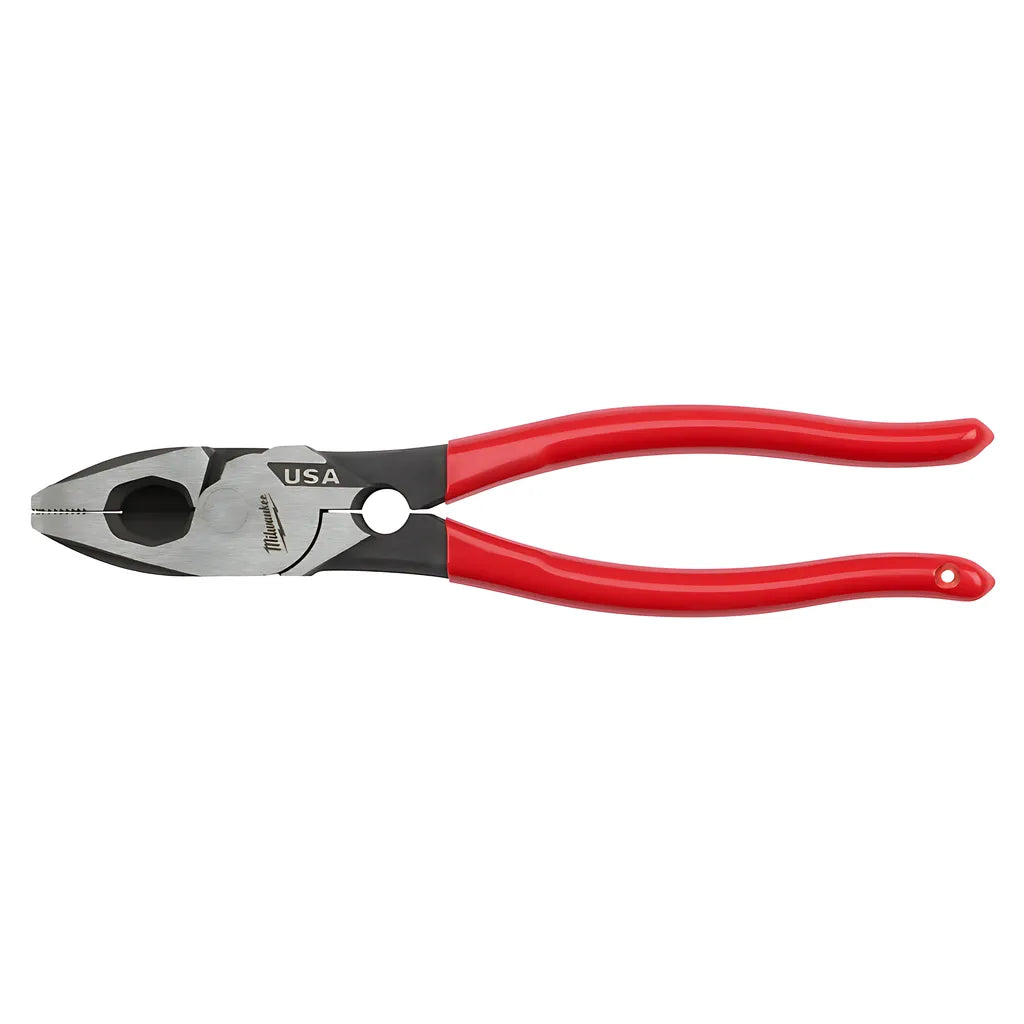 9" Lineman'S Dipped Grip Pliers W/ Thread Cleaner (Usa)-Milwaukee-MT500T-7063