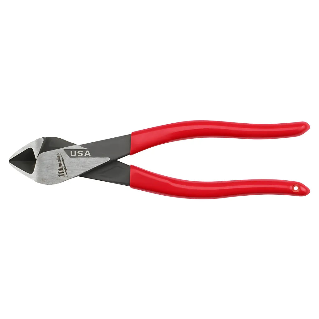 8" Diagonal Dipped Grip Cutting Pliers (Usa)-Milwaukee-MT508-6910