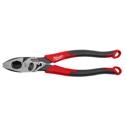 9" Lineman'S Comfort Grip Pliers W/ Crimper And Bolt Cutter (Usa)-Milwaukee-MT550C-7059