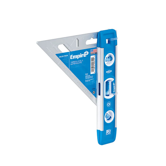 9 In. Torpedo Level/7 In. Rafter Square Combo-Milwaukee-TC10-7027