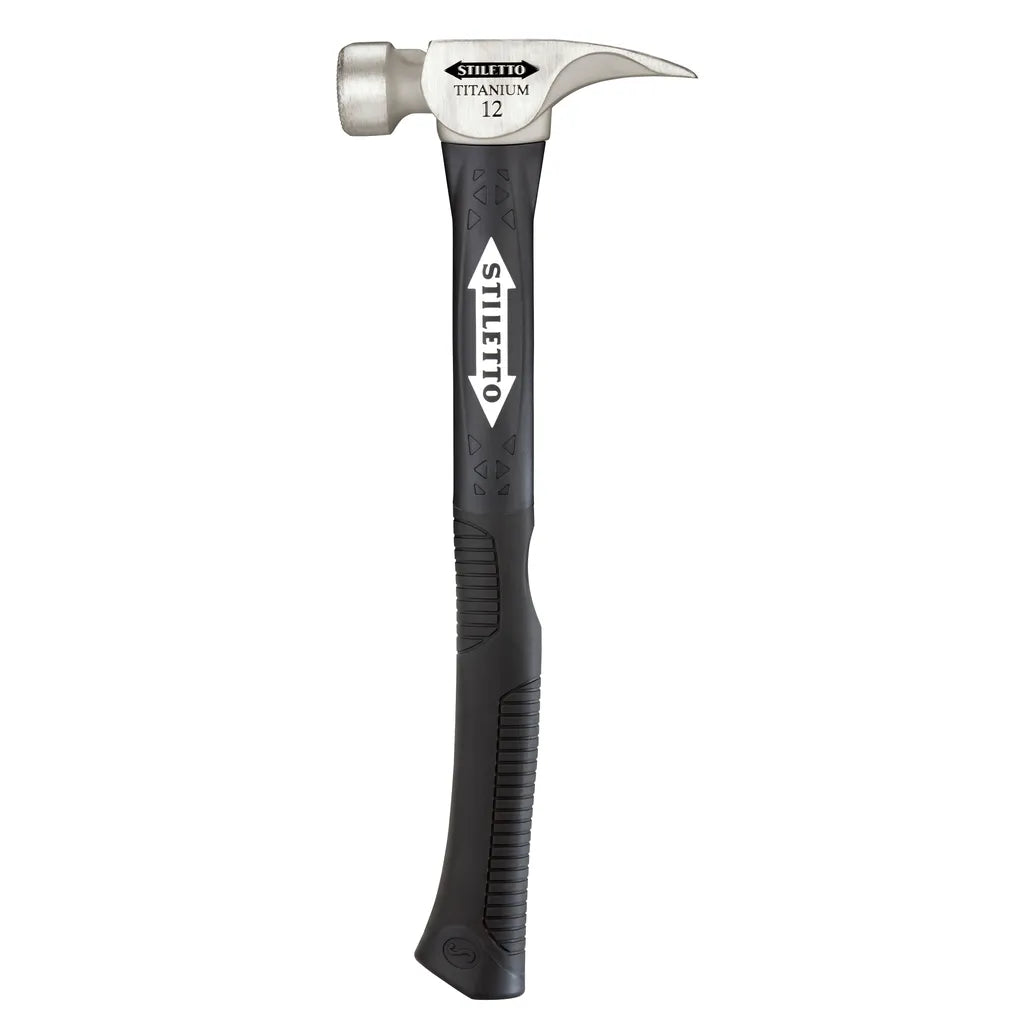 12 Oz Titanium Smooth Face Hammer With 18 In. Hybrid Fiberglass Handle-Milwaukee-TI12SC-F-4496