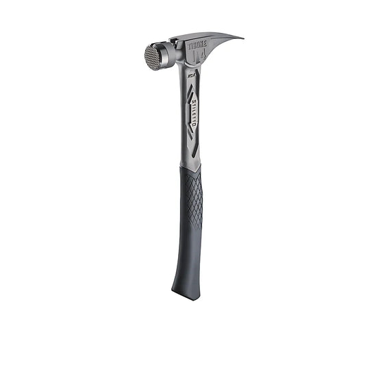 Stiletto® Tibone 14Oz Milled/Curved Titanium Framing Hammer-Milwaukee-TIB14RMC-11886