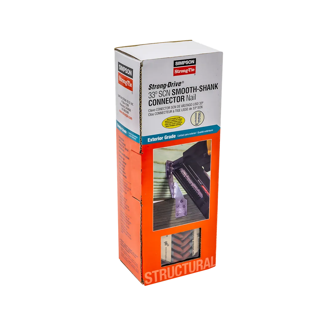 Strong-Drive® 33° Scn Smooth-Shank Connector Nail - 1-1/2 In. X .148 In. Hdg (500-Qty)-N10HDGPT500-SP3535-3825