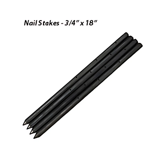 3/4" x 18" NAIL STAKES - 10 STAKES PER BUNDLE