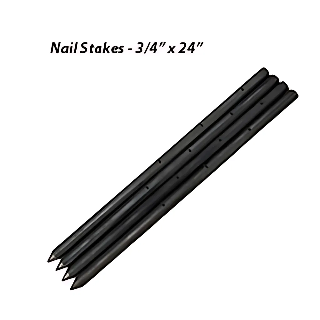 3/4" x 24" NAIL STAKES - 10 STAKES PER BUNDLE