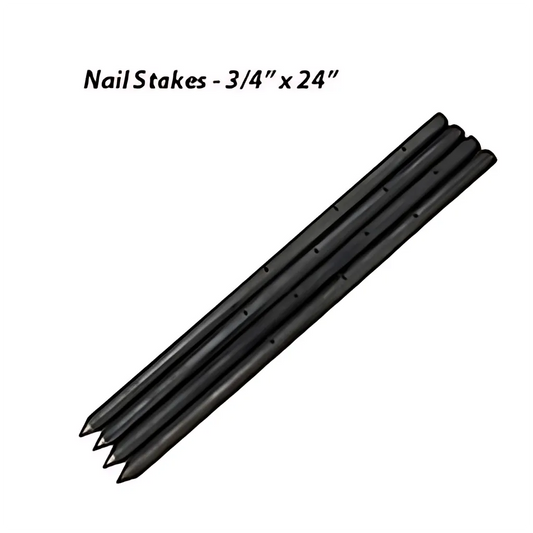 3/4" x 24" NAIL STAKES - 10 STAKES PER BUNDLE