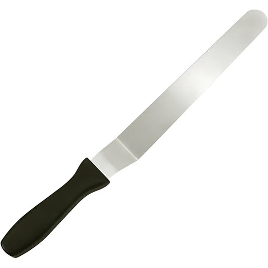 10" Straight Stainless Steel Offset Spatulas-NBB-0131-A-Spt10s-Of-342