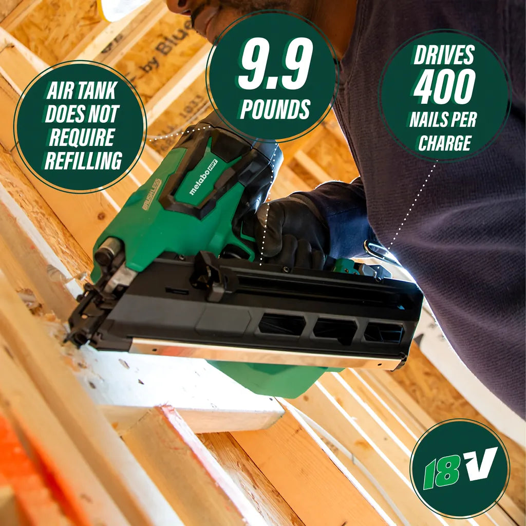 18 Volt Paper Collated Brushless Cordless Framing Nailer-NR1890DCSM-751