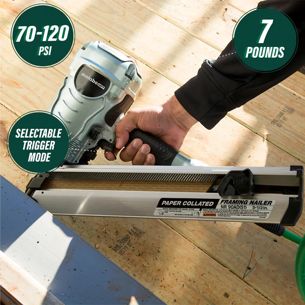 3-1/2-In Framing Nailer | Nr90Ad(S1)-NR90ADS1M-645