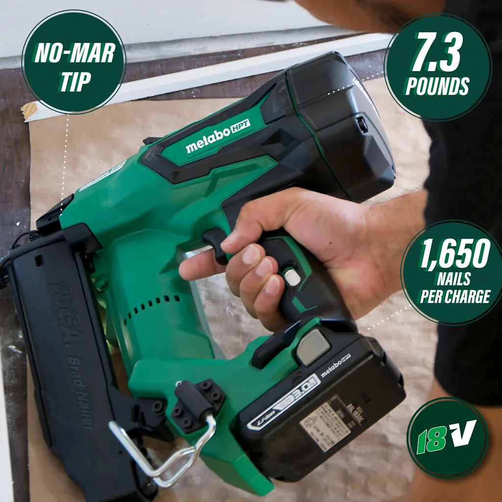 18V Brushless Li-Ion 18 Gauge Straight Brad Nailer-NT1850DESM-952