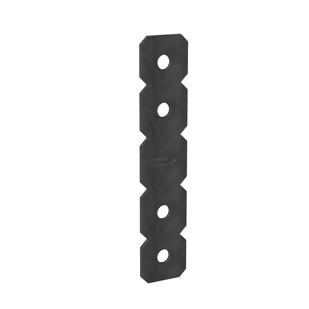 Ohs 2-1/2 In. X 12 In. Black Powder-Coated Ornamental Heavy Strap-OHS-SP1904-2109