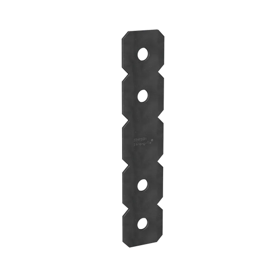 Ohs 2-1/2 In. X 12 In. Black Powder-Coated Ornamental Heavy Strap (Pack Of )-OHS-SP1980-2185