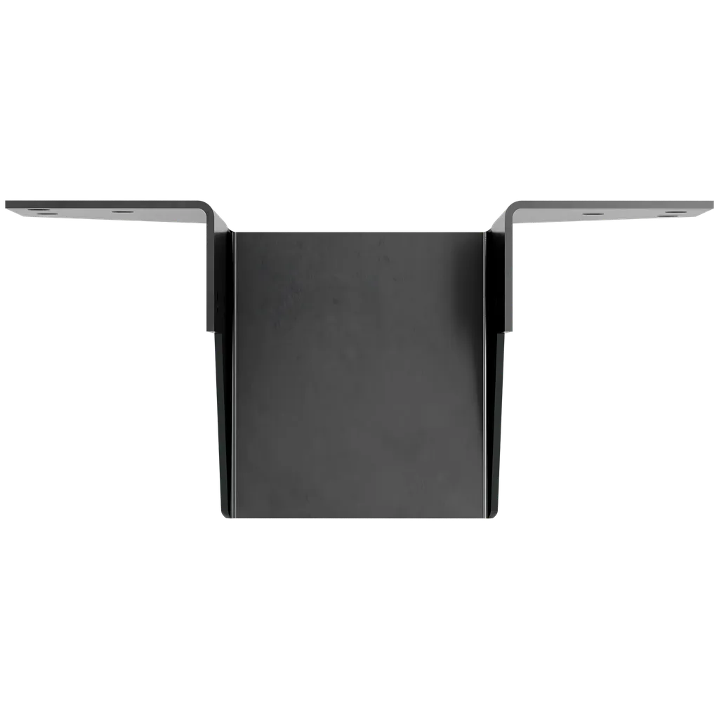 Ohu Black Powder-Coated Ornamental Joist Hanger For 4X6 With Strong-Drive® Sds Screws-OHU46-SDS3-SP2743-3000