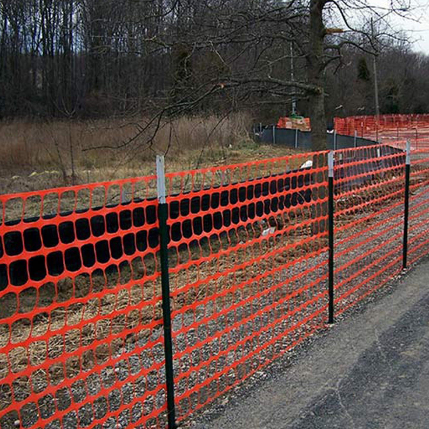 Orange Vinyl Safety Fence