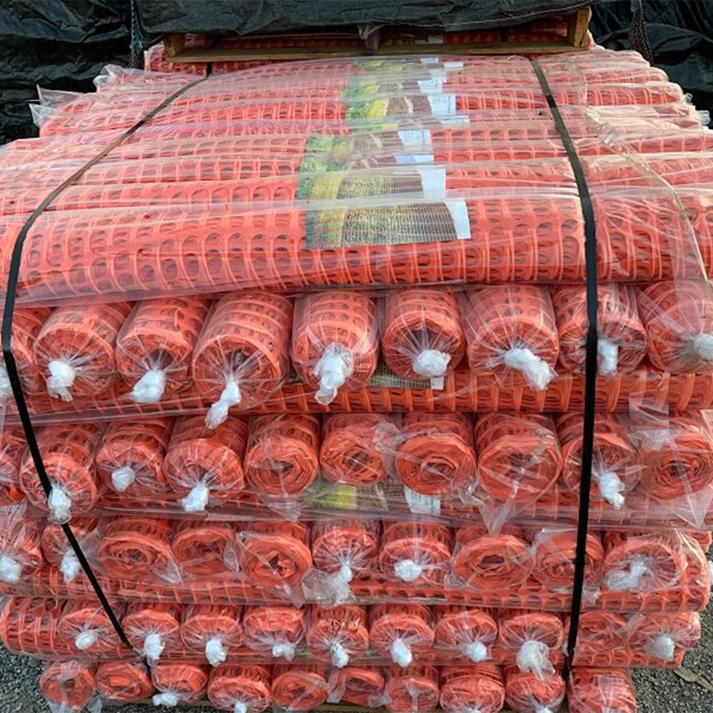 Orange Vinyl Safety Fence