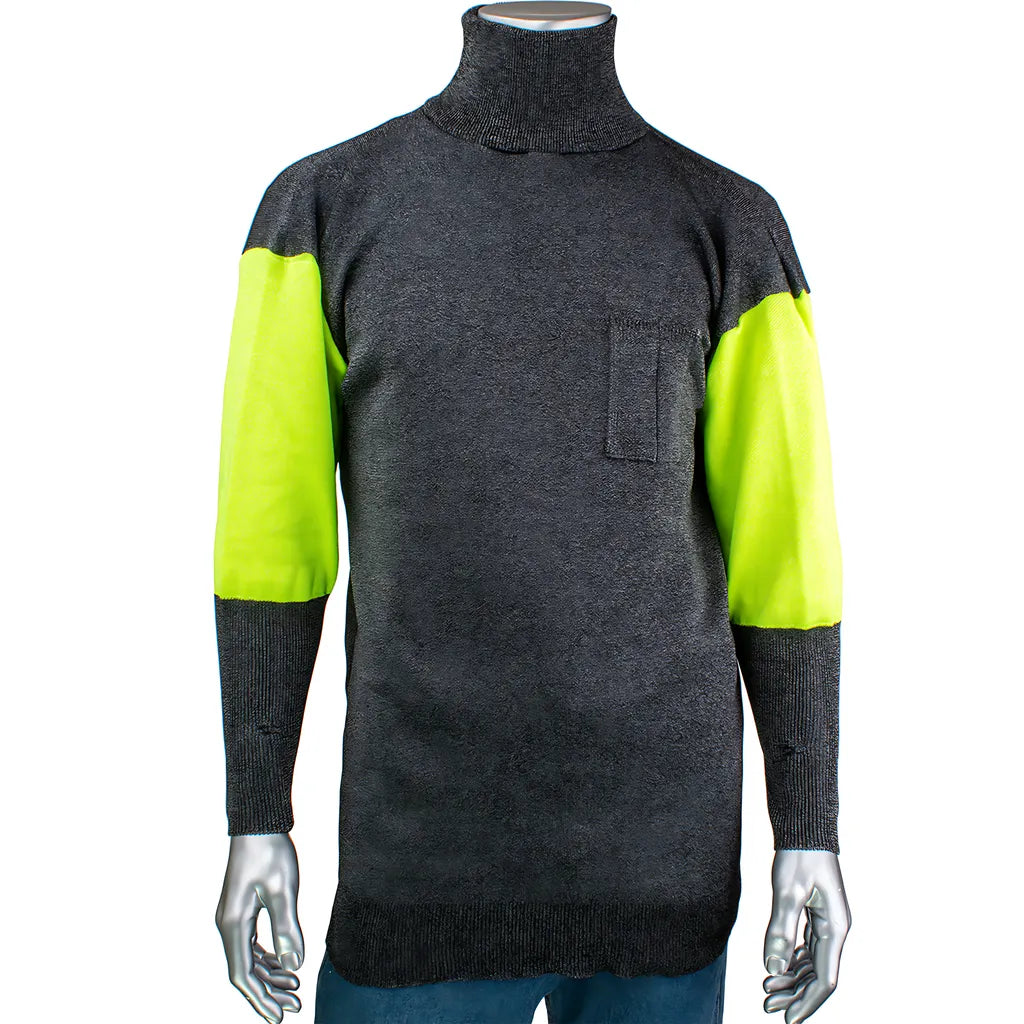 Kut Gard P191Sp-Pp1-Tl-2Xl Ata Blended Cut Resistant Pullover With Hi-Vis Sleeves P191SP-PP1-TL-2XL-24394