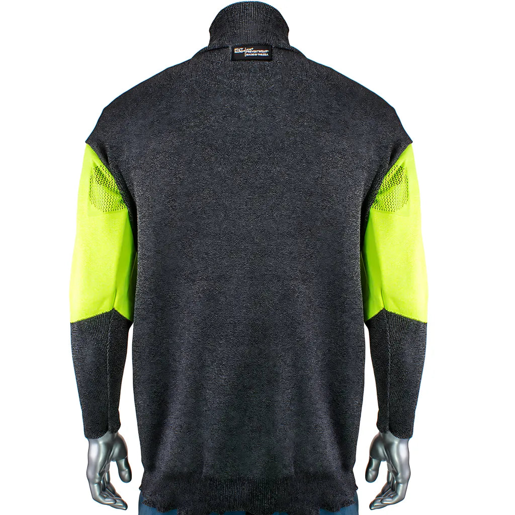 Kut Gard P191Sp-Pp1-Tl-2Xl Ata Blended Cut Resistant Pullover With Hi-Vis Sleeves P191SP-PP1-TL-2XL-24395