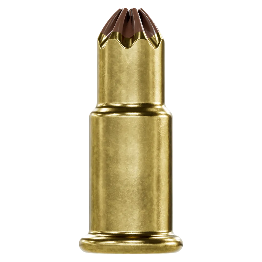 P22Ac 0.22-Caliber A Single-Shot Crimp Load, Lvl 2, Brown (25-Qty)-P22AC2-RC25-SP2690-2939