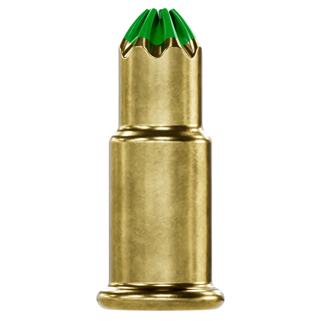 P22Ac 0.22-Caliber A Single-Shot Crimp Load, Lvl 3, Green (25-Qty) (Pack Of 8)-P22AC3-RC25-SP8492-9049