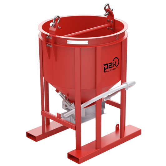 Plate 2000 Steel Concrete Bucket - 3/4 Cubic Yard - product image