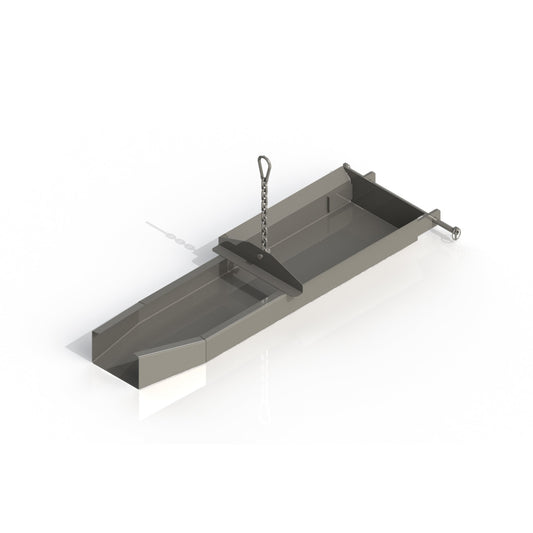 Plate 2000 Side, 4-13/16" X 14-3/4" X 51-1/2", Long, Tapered To 4-15/16" X 8-3/16" - CBS-SRL-075 — Plate 2000