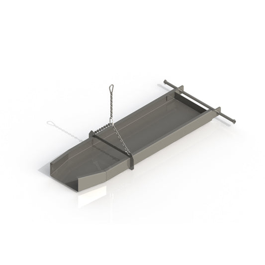 Plate 2000 Side, 4-1/2" X 20" X 72", Long, Tapered To 5-15/16" X  14-5/8" - CBS-SRL-200 — Plate 2000
