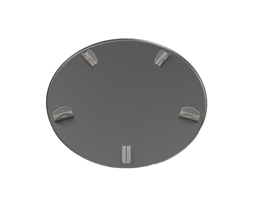 Plate 2000 Universal Super Flat Pan 46 1/2" X 0.140" 5 Blades With Safety Bracket - For Big Foot Pan Saver - USFP465-5S-PAS — Plate 2000