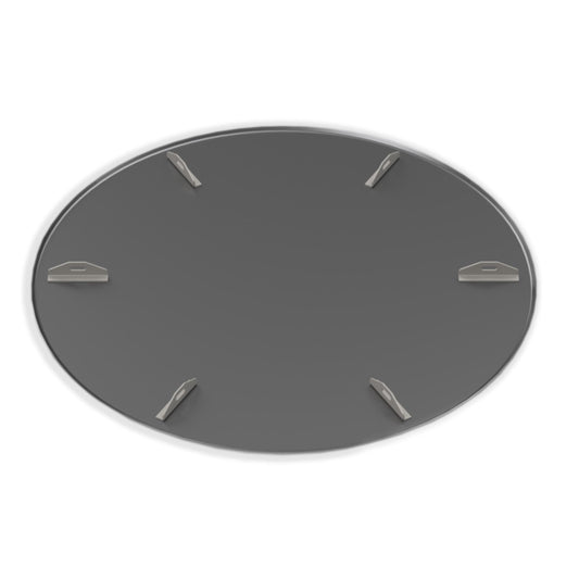 Plate 2000 Universal Super Flat Pan 46 1/2" X 0.140" 6 Blades With Safety Bracket - For Big Foot Pan Saver - USFP465-6S-PAS — Plate 2000