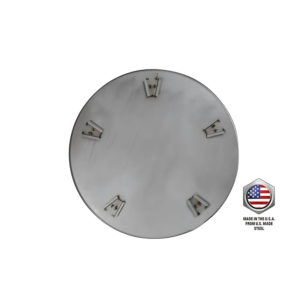 Float Pan - 36 O.D. - Allen Flat - 90° Lip Angle - 4-Blade - Clip On (Single Pan)